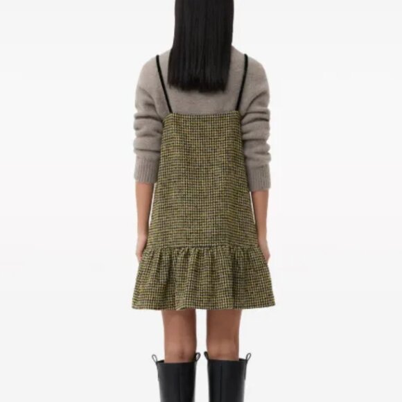 BNWT GANNI Sleeveless Houndstooth Minidress - Picture 3 of 3